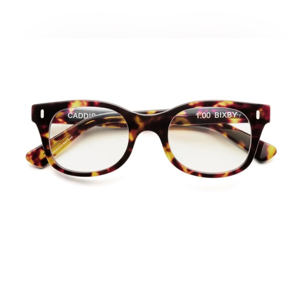 Caddis Bixby Tortoise Reading Glasses 1.50 with Origami Case